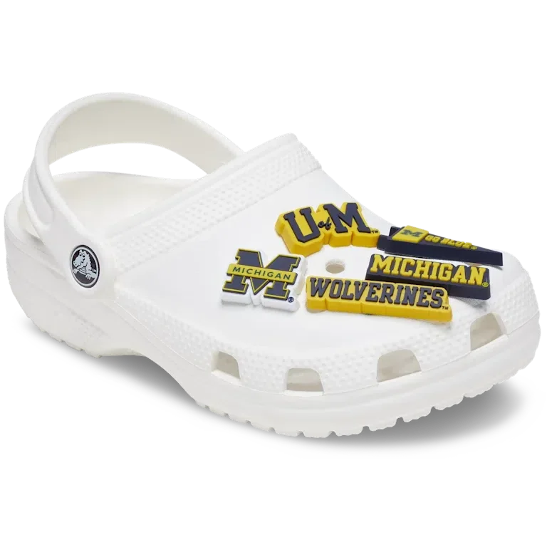 Zestaw 5 przypinek Jibbitz™ z motywem Uniwersytetu Michigan Zestaw 5 przypinek Jibbitz™ z motywem Uniwersytetu Michigan