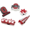 Zestaw 5 przypinek Jibbitz™ z motywem Uniwersytetu Stanowego w Ohio Zestaw 5 przypinek Jibbitz™ z motywem Uniwersytetu Stanowego w Ohio