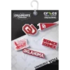 Zestaw 5 przypinek Jibbitz z motywem Uniwersytetu w Oklahomie Zestaw 5 przypinek Jibbitz z motywem Uniwersytetu w Oklahomie