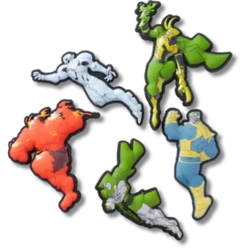 Zestaw 5 przypinek Jibbitz™ z postaciami złoczyńców z Avengers