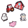Zestaw 5 przypinek Jibbitz™ z uroczymi zwierzętami z farmy Zestaw 5 przypinek Jibbitz™ z uroczymi zwierzętami z farmy