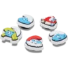 Zestaw 5 przypinek Jibbitz ze Smerfami Zestaw 5 przypinek Jibbitz ze Smerfami