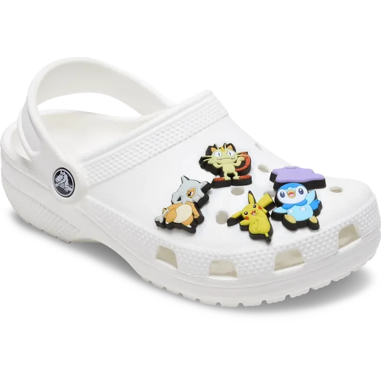 Zestaw 5 różnorodnych przypinek Jibbitz™ z motywem Pokemon Zestaw 5 różnorodnych przypinek Jibbitz™ z motywem Pokemon