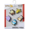 Zestaw 5 różnorodnych przypinek Jibbitz™ z motywem Pokemon Zestaw 5 różnorodnych przypinek Jibbitz™ z motywem Pokemon