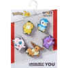 Zestaw 5 różnorodnych przypinek Jibbitz™ z motywem Pokemonów Zestaw 5 różnorodnych przypinek Jibbitz™ z motywem Pokemonów