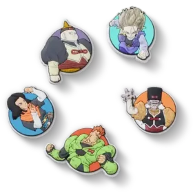 Zestaw 5 sztuk przypinek Jibbitz™ z motywem Dragon Ball Z