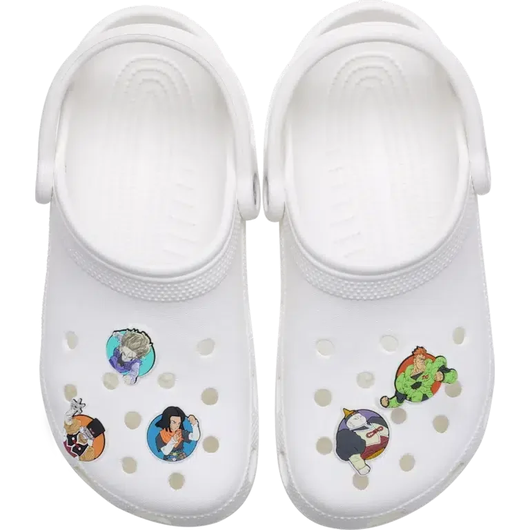 Zestaw 5 sztuk przypinek Jibbitz™ z motywem Dragon Ball Z Zestaw 5 sztuk przypinek Jibbitz™ z motywem Dragon Ball Z