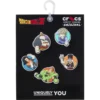 Zestaw 5 sztuk przypinek Jibbitz™ z motywem Dragon Ball Z Zestaw 5 sztuk przypinek Jibbitz™ z motywem Dragon Ball Z