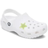 Zielone przypinki Jibbitz™ „Green Gem Star”