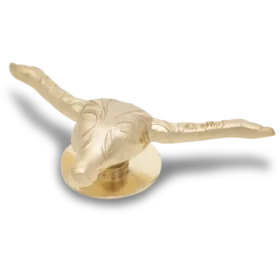 Złote przypinki Jibbitz™ w kształcie byka